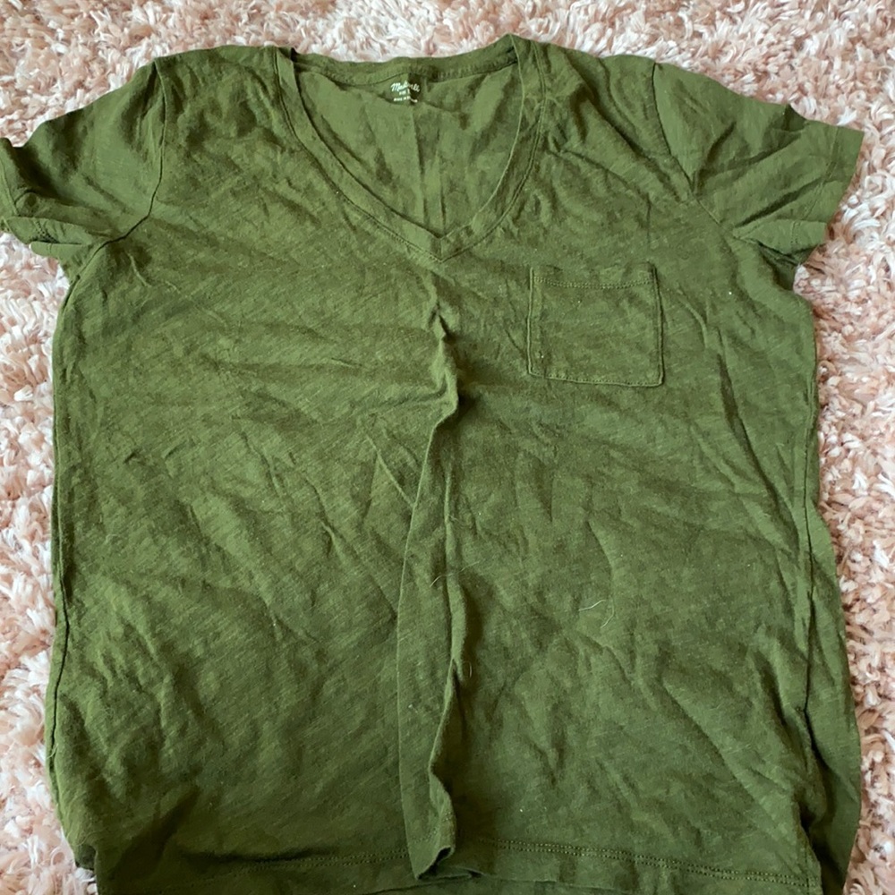 Madewell, v neck, tshirt